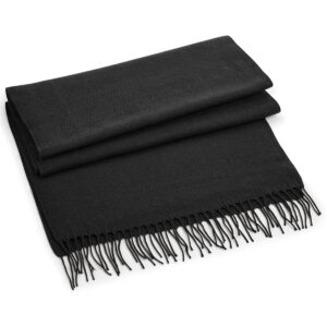 Classic woven scarf - Black, One size