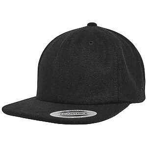 Melton cap - Black, One size