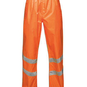 Hi-vis pro pack-away trousers - Orange, S