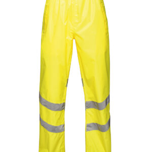 Hi-vis pro pack-away trousers - Yellow, S