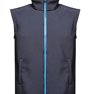 Ablaze printable softshell bodywarmer - Navy/French Blue, S