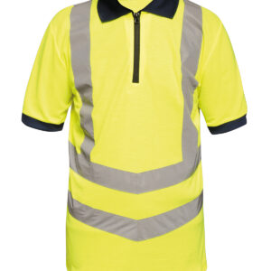 Hi-vis pro polo - Yellow/Navy, S