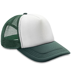 Core Detroit ½ mesh truckers cap - Bottle/White, One size