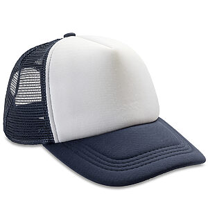 Core Detroit ½ mesh truckers cap - Navy/White, One size