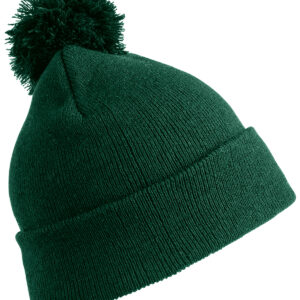 Junior pom pom beanie - Bottle* Green, One size