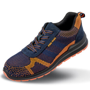 Hardy safety trainer - Navy/Orange, UK 3