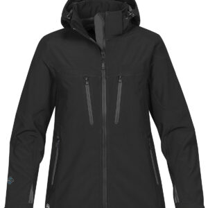 Women's Patrol technical softshell jacket - Black/Carbon, S