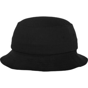 Flexfit cotton twill bucket hat (5003) - Black, One size