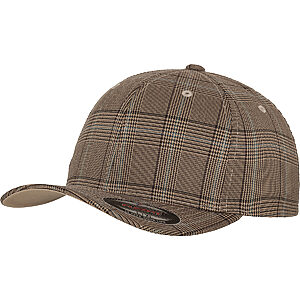 Flexfit glen check (6196) - Brown/Khaki, S/M