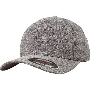 Flexfit melange cap (6355) - Dark Heather Grey, S/M