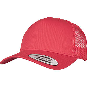 5-Panel retro trucker cap (6506) - Red, One size