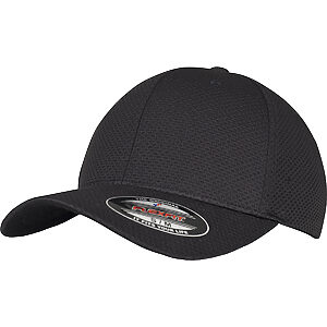 Flexfit 3D hexagon Jersey cap (6584) - Black, S/M