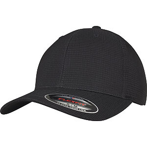 Flexfit hydro-grid stretch cap (6587) - Black, S/M
