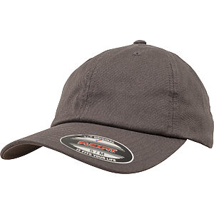 Flexfit cotton twill dad cap (6745) - Dark Grey, S/M