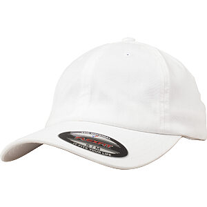 Flexfit cotton twill dad cap (6745) - White, S/M