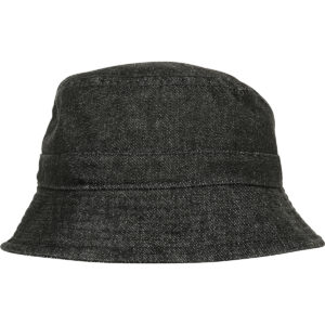 Denim bucket hat (5003DB) - Black/Grey, One size
