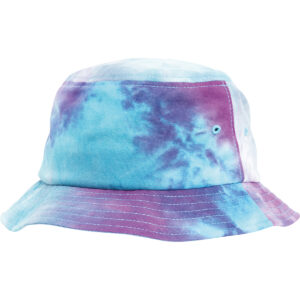 Festival print bucket hat (5003TD) - Purple Turquoise, One size