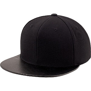Carbon snapback (6089CA) - Black/Carbon, One size
