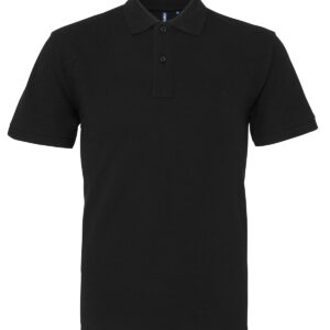 Men's organic polo - Black, S