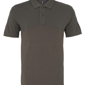 Men's organic polo - Slate, S