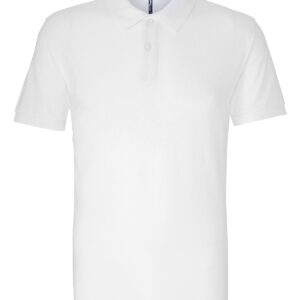 Men's organic polo - White, S
