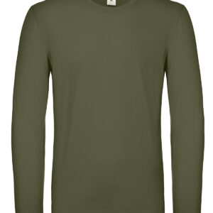 B&C #E150 long sleeve - Urban Khaki, S
