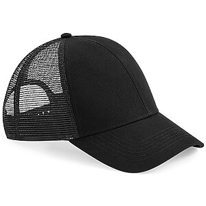 Organic cotton trucker - Black, One size