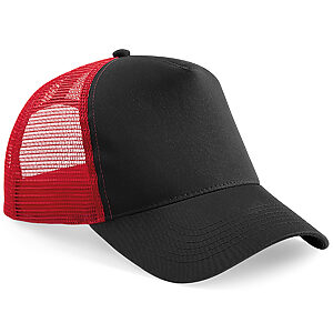 Snapback trucker - Black/Classic Red, One size