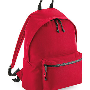 Recycled backpack - Classic Red, One size
