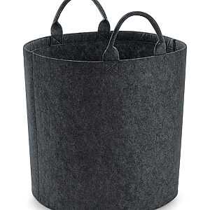 Felt trug - Charcoal Melange, S