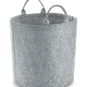 Felt trug - Grey Melange, S