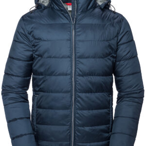 Hooded Nano jacket - French Navy, S