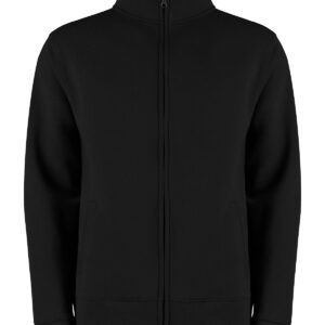 Regular fit zipped sweatshirt - Black, XS