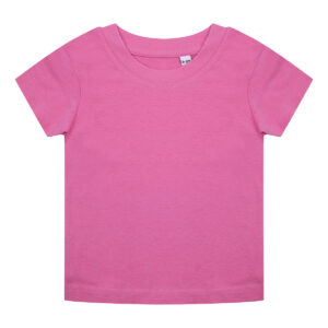 Organic t-shirt - Bright Pink, 0/3 Months