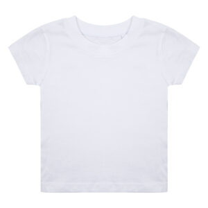 Organic t-shirt - White, 0/3 Months