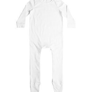 Organic sleepsuit - White, New Born