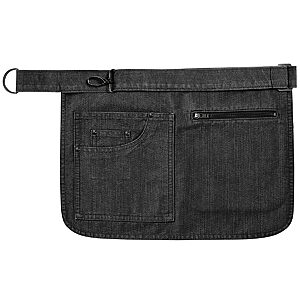 Metro utility hip apron - Black Denim, One size