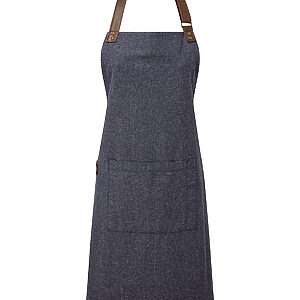Annex Oxford bib apron - Navy, One size