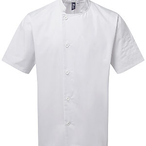 Chef's essential short sleeve jacket - White, XS