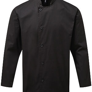 Chef's essential long sleeve jacket - Black, XS