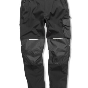 Slim softshell work trouser - Black, XS