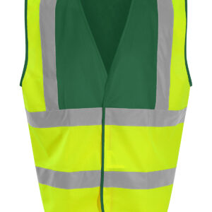 Waistcoat - HV Yellow/Paramedic Green, S