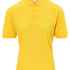 Kids 65/35 piqué polo - Sunflower, 3/4 Yrs
