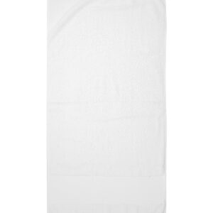 Printable border hand towel - White, One size