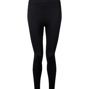 Women's TriDri® seamless '3D fit' multi-sport sculpt solid colour leggings - Black, XS