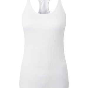 Women's TriDri® seamless '3D fit' multi-sport sculpt vest with secret support - White, XS