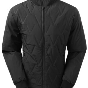 Vector moulded bomber jacket - Black, S