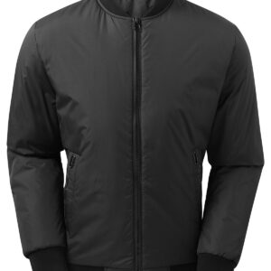Delta plain bomber jacket - Black, S