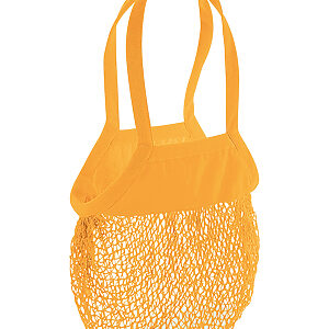 Organic cotton mesh grocery bag - Amber, One size