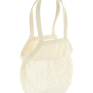 Organic cotton mesh grocery bag - Natural, One size